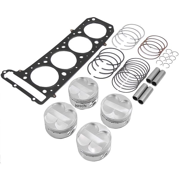 【セール特価】 ピストンキット 1109cc 90年-01年 ニンジャ ZX-11 +2.0mm
