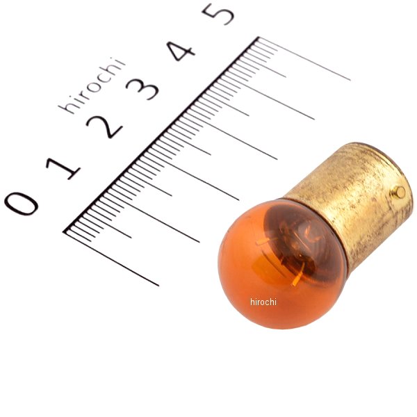 口金シングル球 12V10W 特殊ウインカー球 (オレンジ) (1個売り)