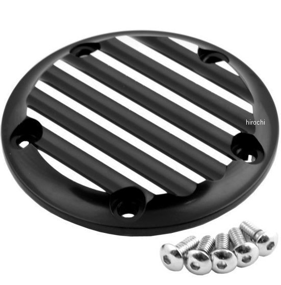 タイマーカバー 99年-17年 Twin Cam フィン 黒/シルバー