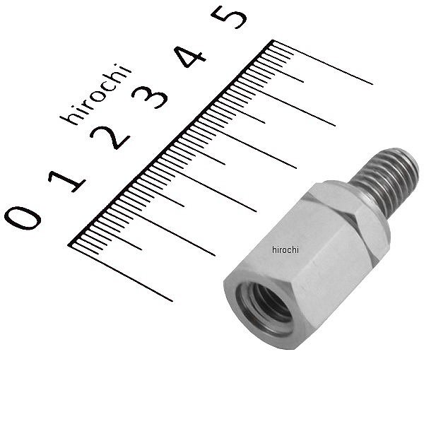 SS-3  スリムステンレスアダプター 8mm正ネジ→8mm逆ネジ