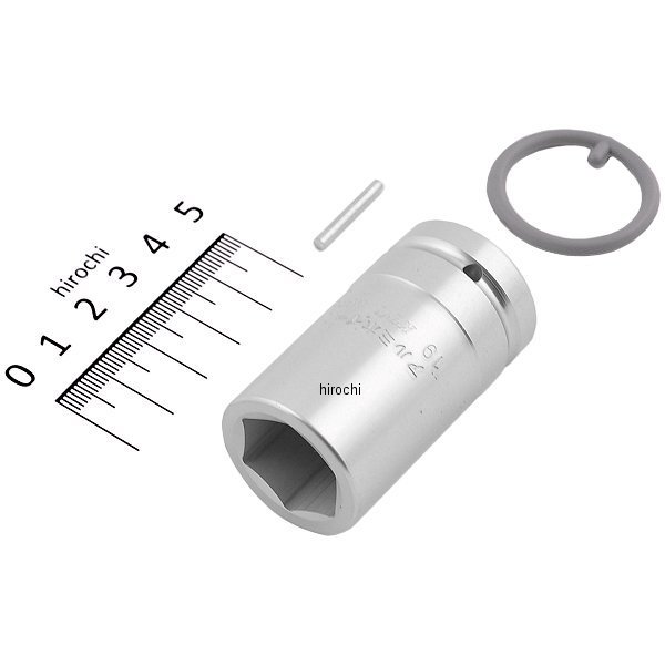 12.7sq インパクトレンチ用アルミホイール化粧ナットソケット 19mm