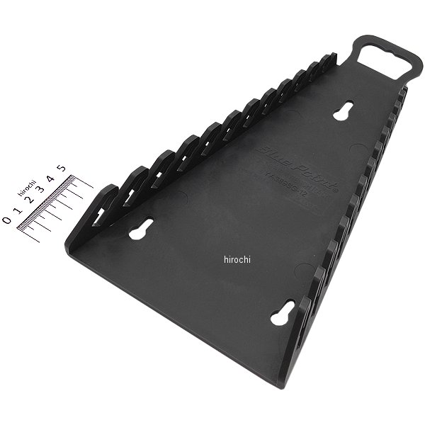 逆向きソフトグリップレンチオーガナイザー グレー (12レンチを保持している)