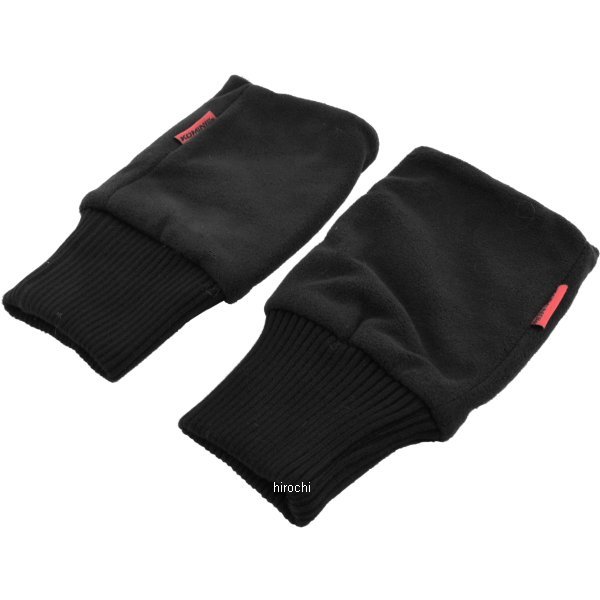 フリースカフウォーマー ブラック フリーサイズ 左右ペア