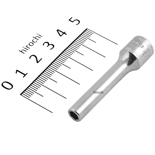 フランクドライブ 1/4インチ ディープ ソケット 6角 4.5mm