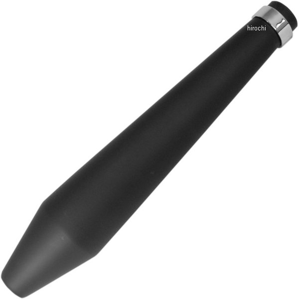 スリップオンマフラー テープレッド カフェ 1.75インチ 左右共通 黒 1本入り