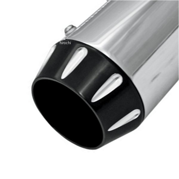 4インチ エンドキャップ ロードレージ フルート 黒 (1個売り)