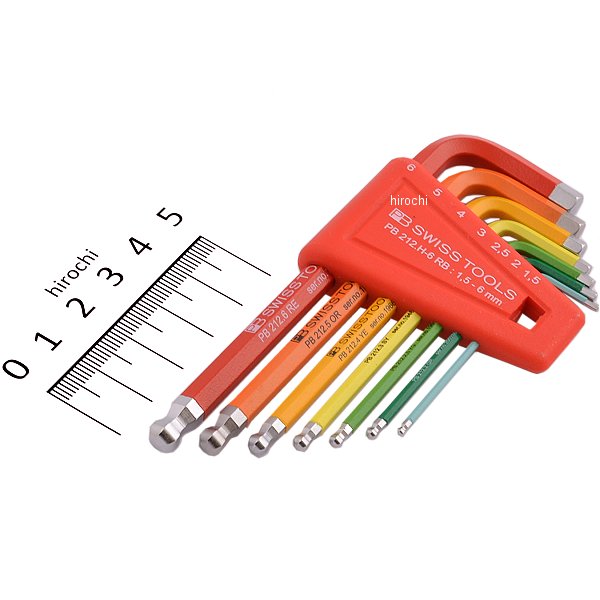 スイスツールズ  Swiss Tools ボール付レインボーレンチセット バックナシ