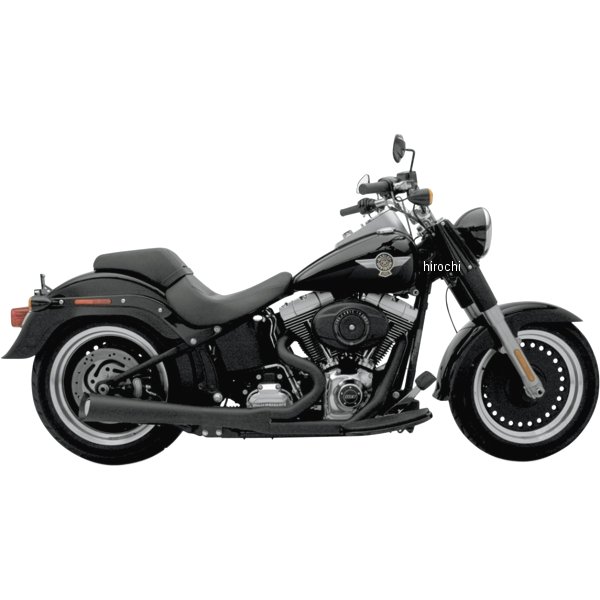 フルエキゾースト スーパーメグ 12年-17年 ソフテイル 黒