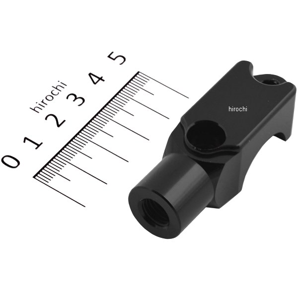 ミラーアダプター ブレンボ、ニッシン OEMタイプ 黒