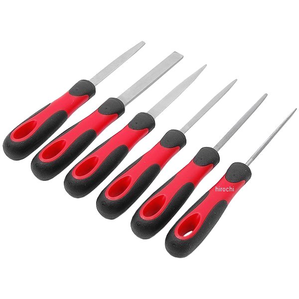 ミニチュア エルゴノミクスハンドル ミクスト ファイル 6個 セット