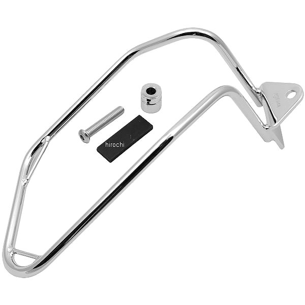 サドルバッグサポート DHW 03年以降 FXST/FLST 左側 クローム