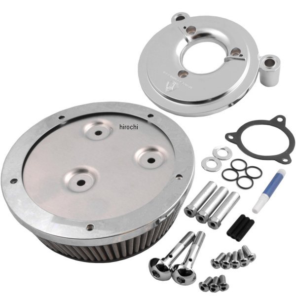 エアクリーナー ダービーサッカー ステンレスフィルター クローム 08年以降ツーリング