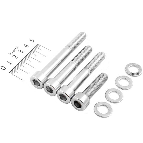 Machine ボルトキット フロントブレーキ キャリパー 00年-07年 クローム