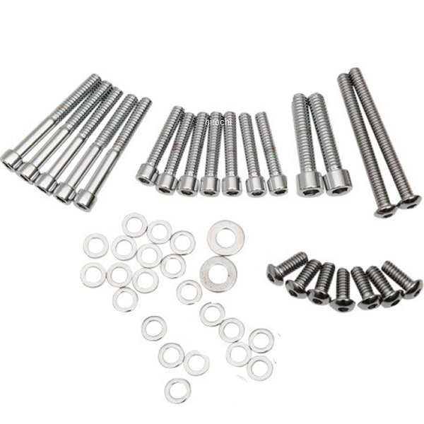 Machine ボルトキット プライマリーカバー 91年-05年 ダイナ クローム