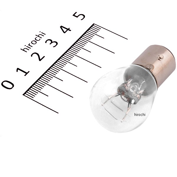 口金ダブル球 12V18/5W ストップ/テール球 (クリアー) (1個売り)