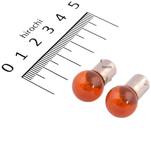 バルブ G14 シングル球 アンバー12V10W 2個入り