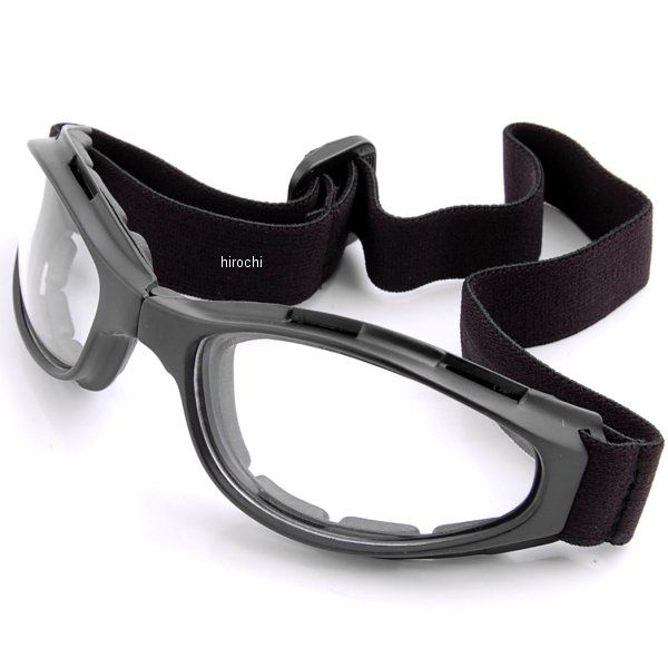 ゴーグル CrossFire Folding 黒/クリアレンズ