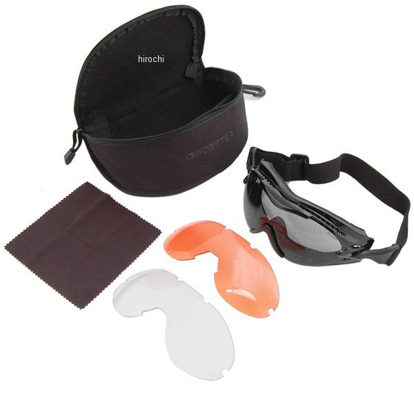 ゴーグル Phoenix OTG 黒 (レンズ3セット)