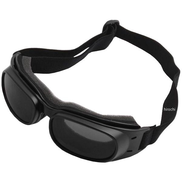 ゴーグル ピストン 黒/スモークレンズ