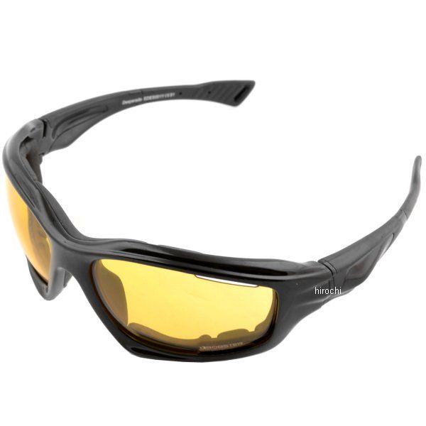 サングラス Desperado 黒/イエローレンズ