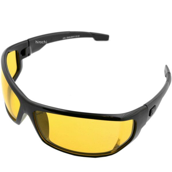 サングラス AXL 黒/イエローレンズ