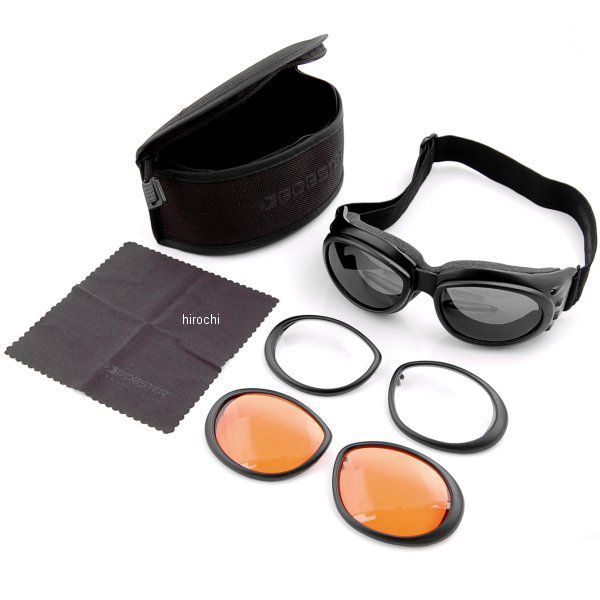 ゴーグル クルーザー II 黒 (レンズ3セット)