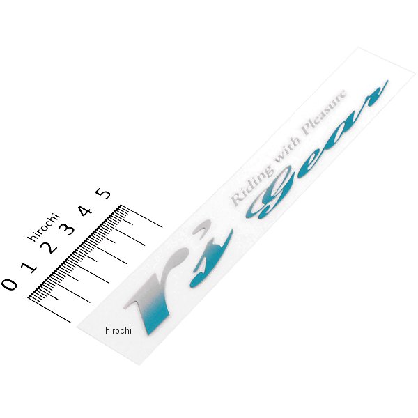 ロゴステッカー シルバーグラデーション