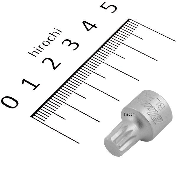ブルーポイント 1/4インチ トリプル スクエア ビット スタビ 8mm