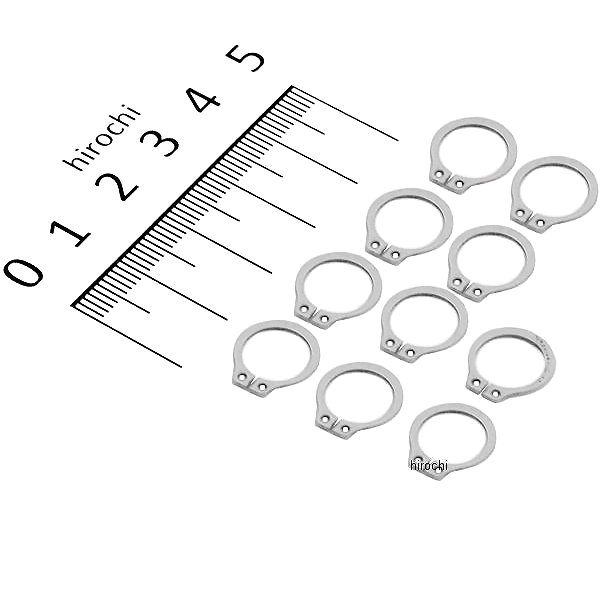 リテーニングリング ハンドルバーレバーピボットピン XL/Big Twin (10個入り)