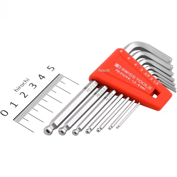 スイスツールズ  Swiss Tools ボール付6角棒レンチセット (ミリ)