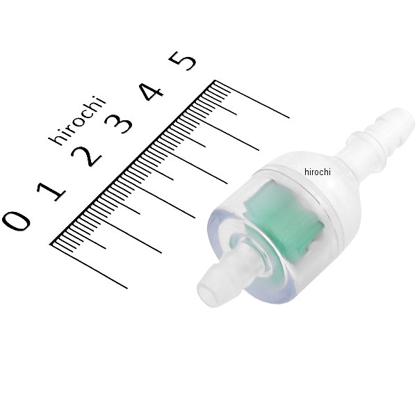 ガソリンフィルター SUSメッシュ ホース内径6-6.5mm用 グリーン