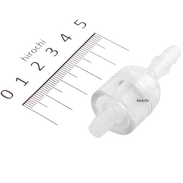 ガソリンフィルター SUSメッシュ ホース内径6-6.5mm用 ホワイト