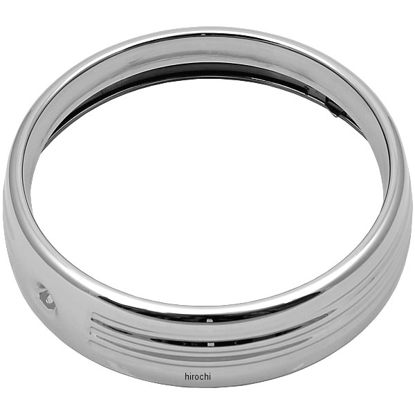 ヘッドライト トリムリング 7インチ 14年以降 FLH クローム