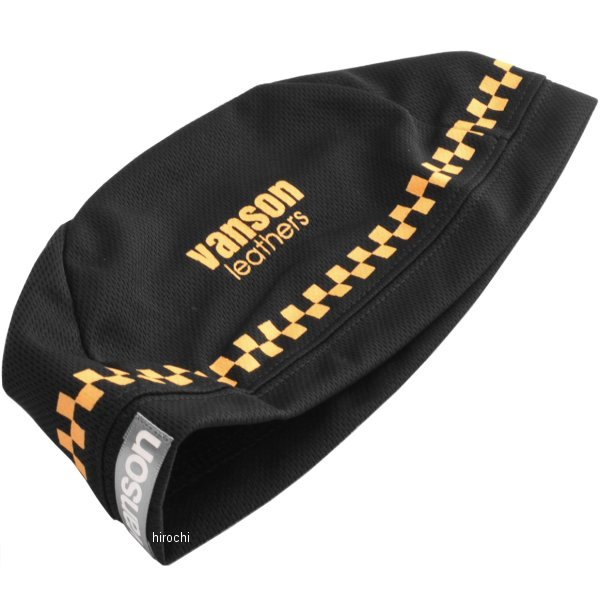 インナーキャップ 黒/黄色 フリーサイズ