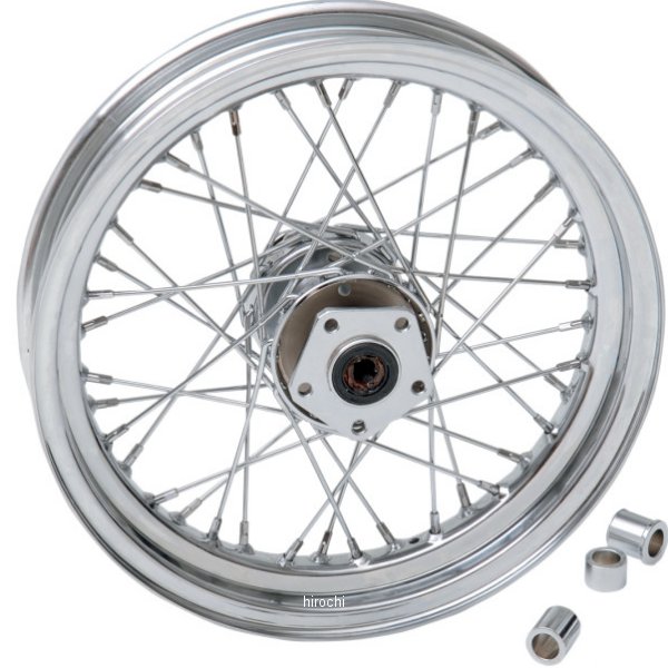 【セール特価】 フロントホイール 16"x3" 84年-99年 FLT クローム 43403-87