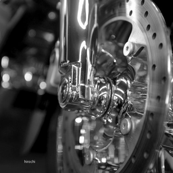 アクスル キャップ ロワーフォークレッグ用 00年-13年 FLT クローム