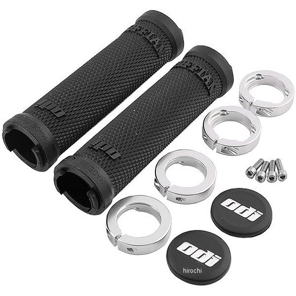 ODI オーディーアイ グリップ ラフィアン フランジ無 130mm 黒