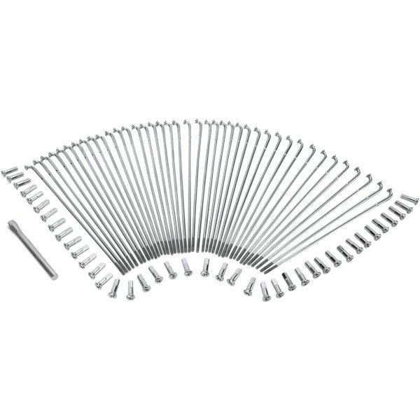 スポークセット 16インチ ツイスト 40本入り クローム