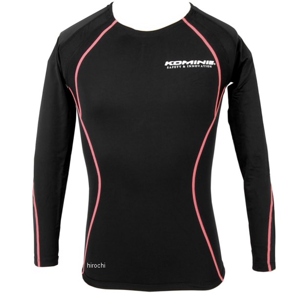 JKL-122 クールコンプレッションアンダーシャツ 黒/オレンジ Sサイズ