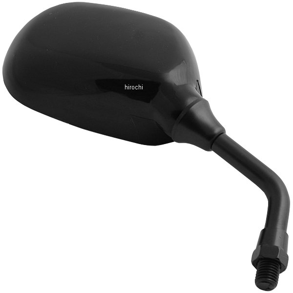 ミニミラー 右側 62×95mm 正ねじM10 ブラック 汎用