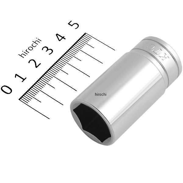 9.5sq セミディープソケット(6角) 19mm