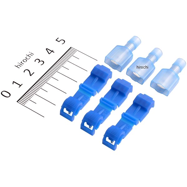 Tタップ 18-14AWG ブルー 3個セット