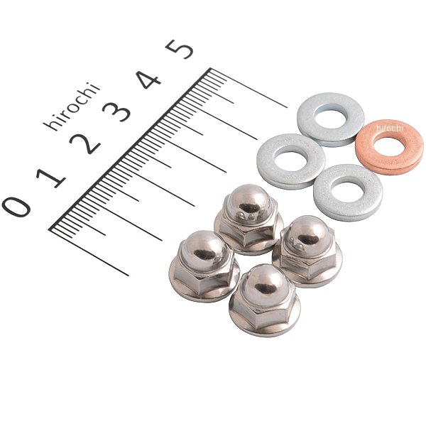 スーパーヘッド+R ボアアップパーツ キャップナットセット