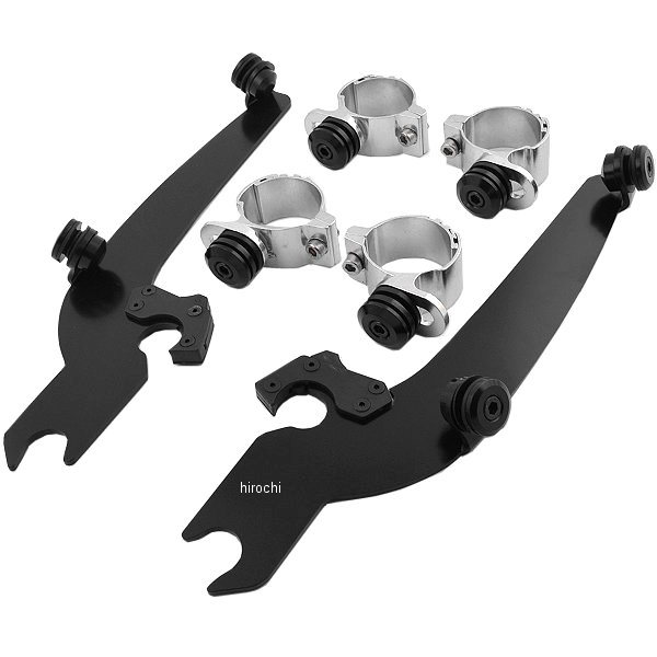 取付金具 スポーツシールド用 XL、ダイナ 黒