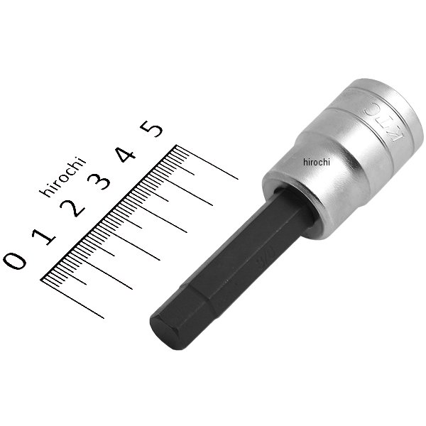 BT4-3/8  京都機械工具 12.7sq ヘキサゴンビットソケット 3/8インチ
