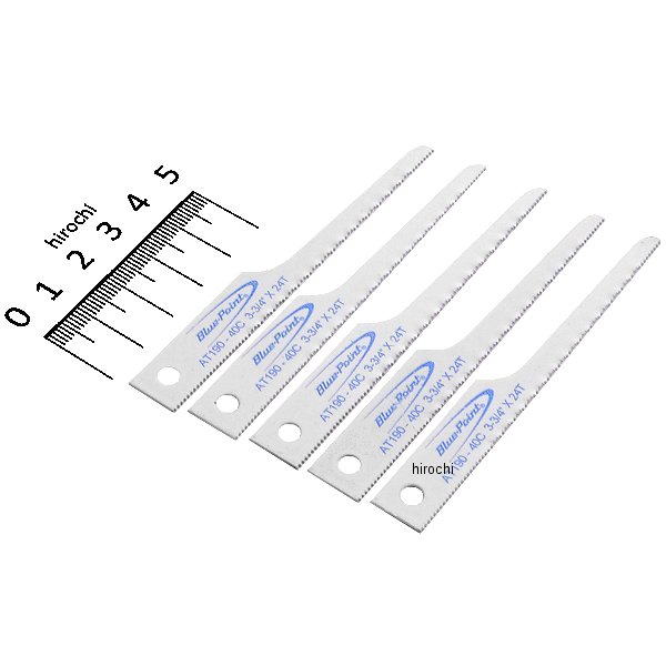 ブルーポイント パワーツール アクセサリー エアソーブレード 24TPI バイメタル ブレード 5パック