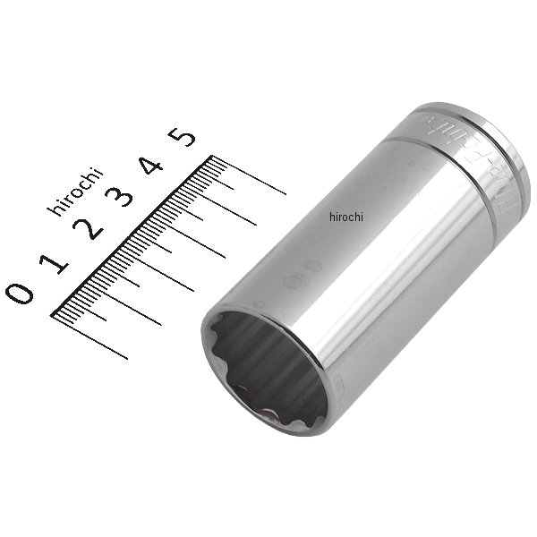 ブルーポイント 3/8インチ ディープ ソケット 12角 22mm 長さ64mm