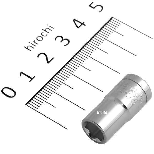 ブルーポイント 1/4インチ シャロー ソケット 6角 9/32インチ 長さ1インチ