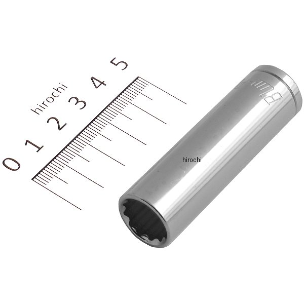 ブルーポイント 3/8インチ シャロー ソケット 6角 1/2インチ 長さ1インチ