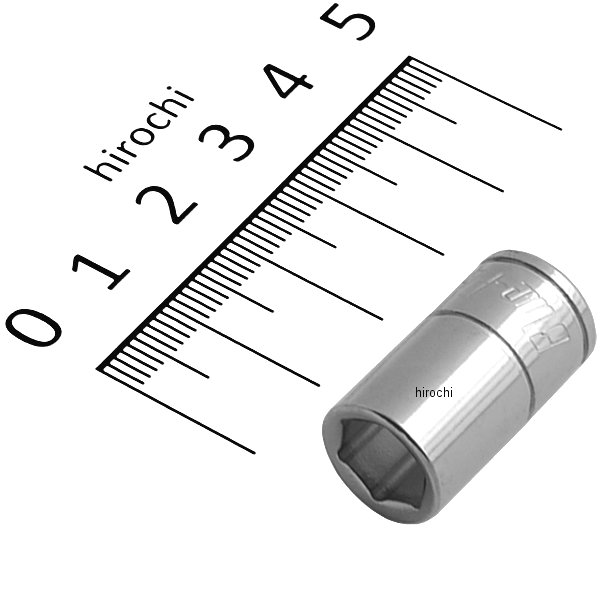 ブルーポイント 1/4インチ シャロー ソケット 6角 9mm 長さ24.8mm